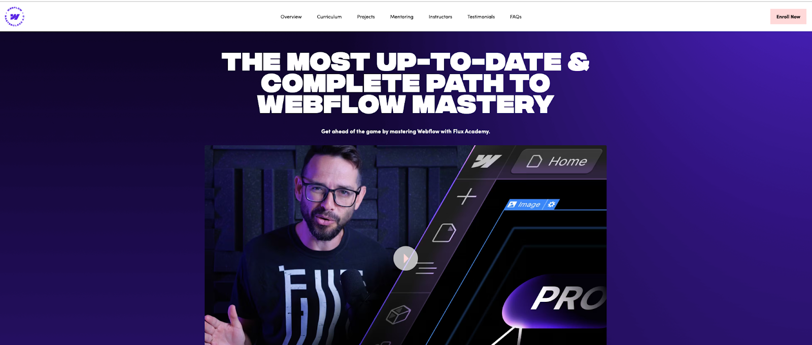 Flux Academy Webflow Masterclass