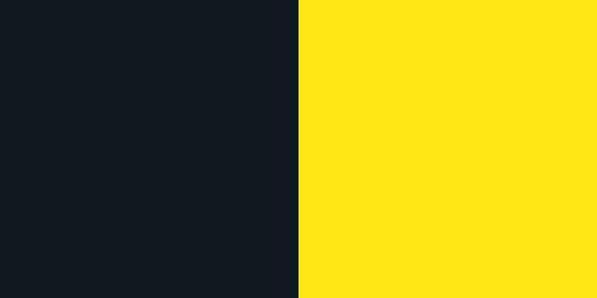 An image of dark charcoal and bright yellow color combination.