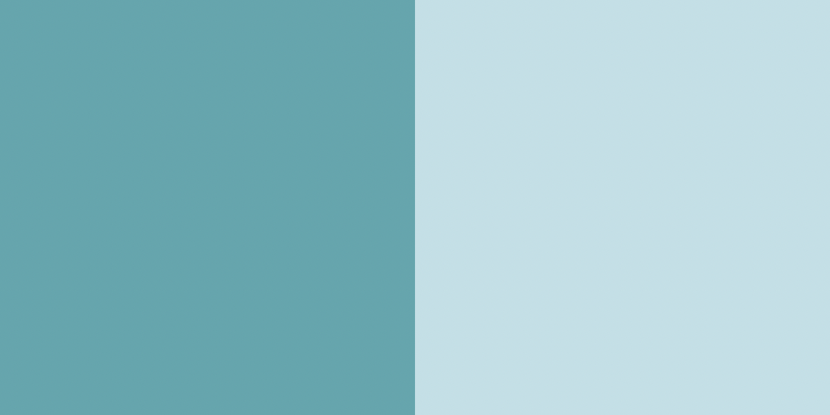 An image of seafoam green and light blue color combination.