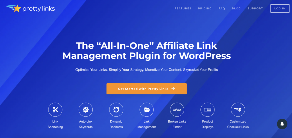 Pretty Links free WordPress plugin