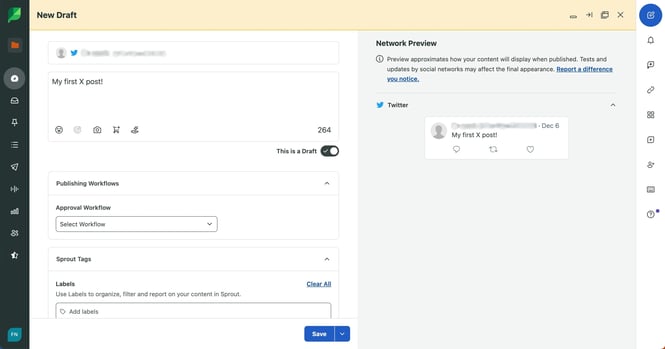 sprout social scheduler