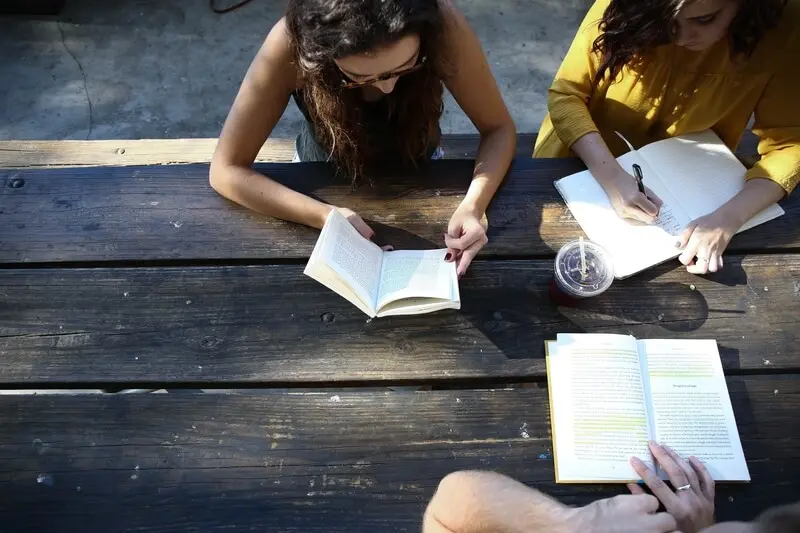 People conducting market research.