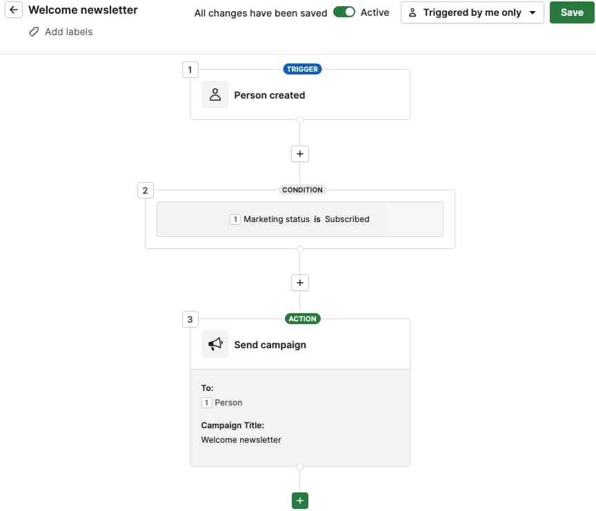 CRM examples: How Pipedrive makes it simple to automate your marketing campaigns.