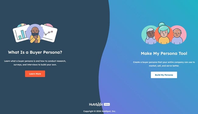 HubSpot’s persona generator