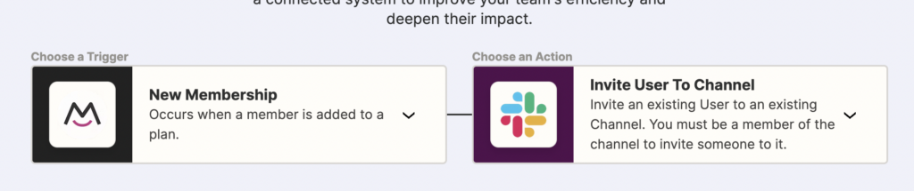 MemberSpace Slack Zapier