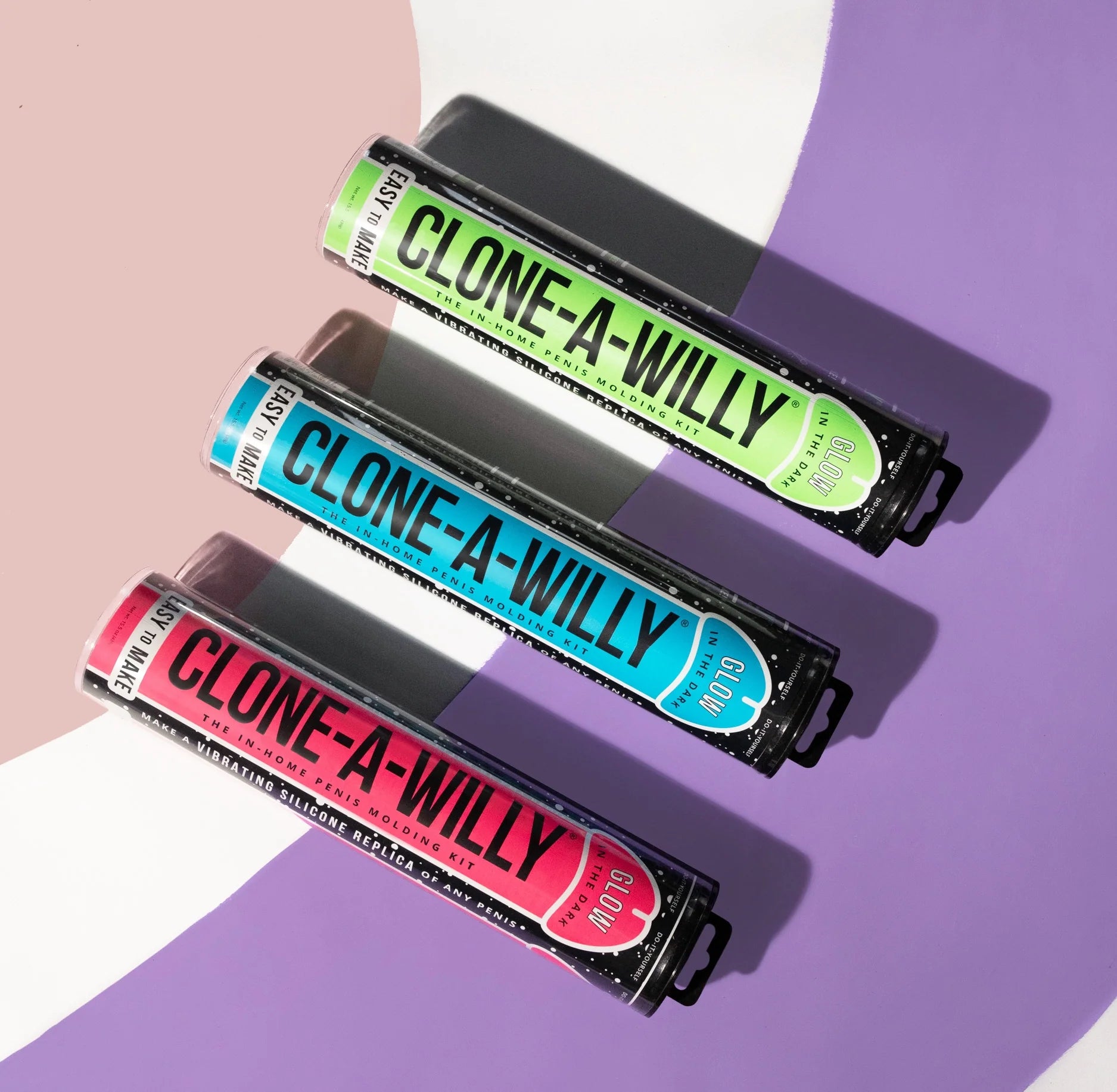 Clone-a-willy branded packaging