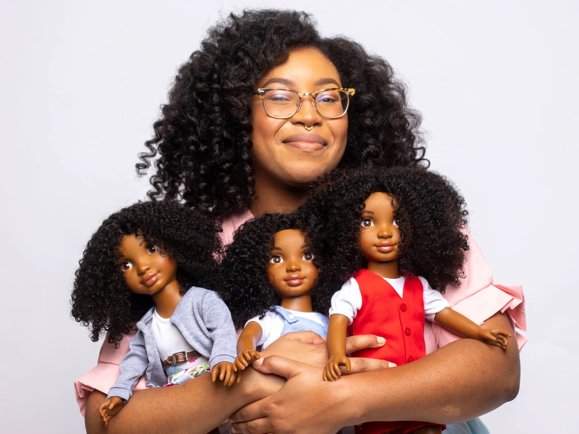 Portrait of the founder of Health Roots Dolls