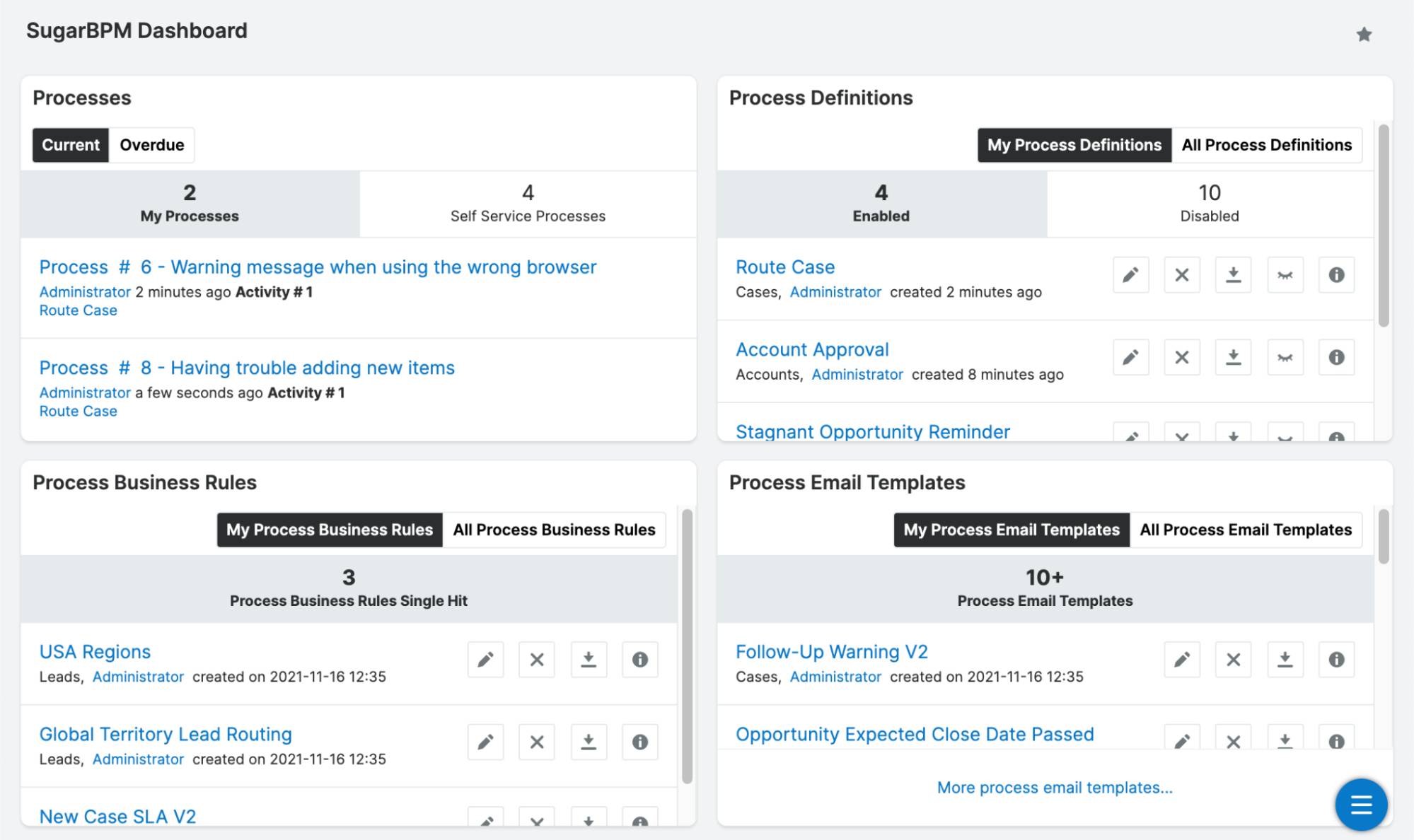 Sugarcrm vs. Salesforce: Adding automations through SugarBPM can take too much time