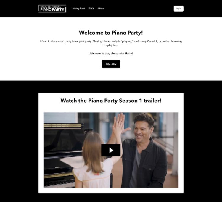 Piano Party Harry Connick Jr Example