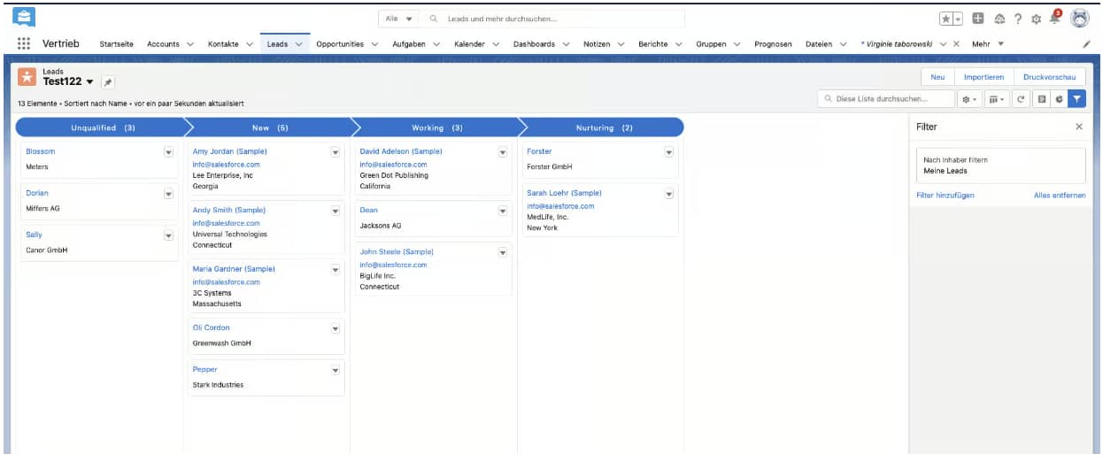 Pipedrive vs. hubspot vs salesforce: Salesforce is able to manage complex sales cycles and integrate with several SaaS tools