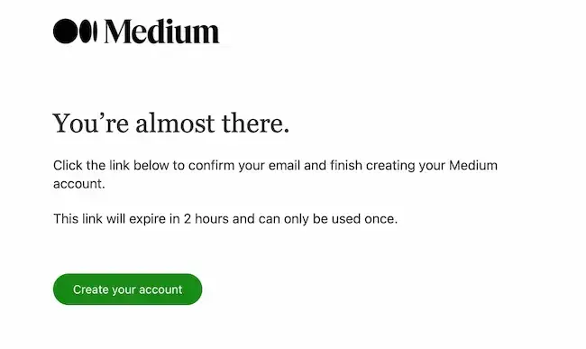 how to make money on medium, email confirmation