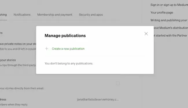 how to make money on medium, manage publications