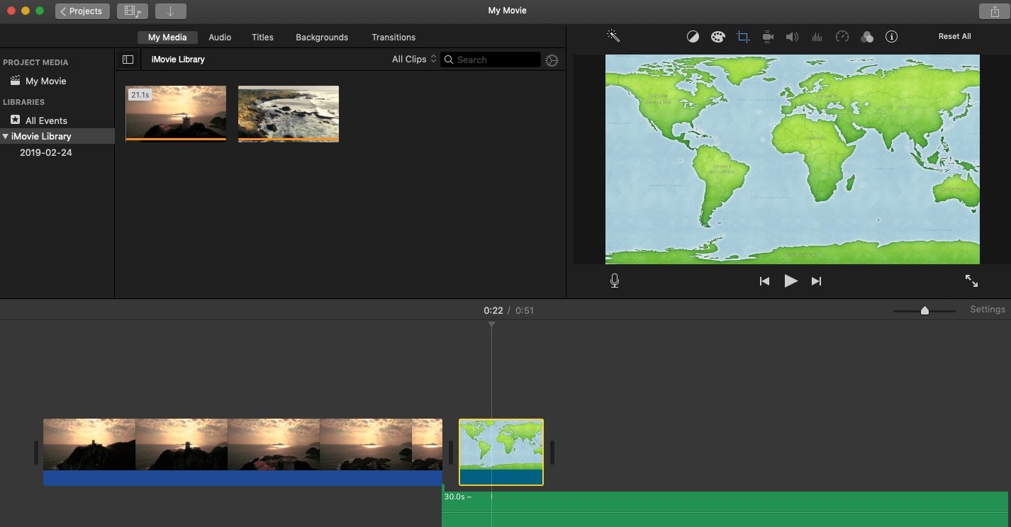 iMovie video editor