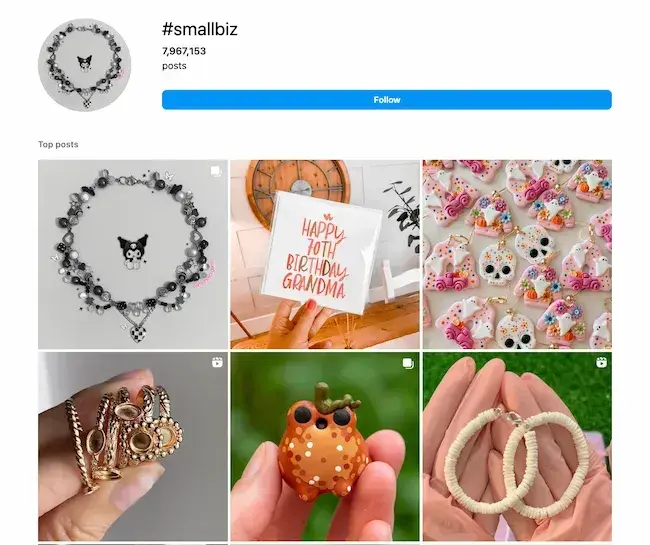 best instagram hashtags for b2c