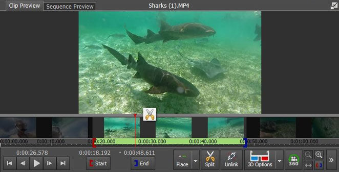 VideoPad a free video editing software