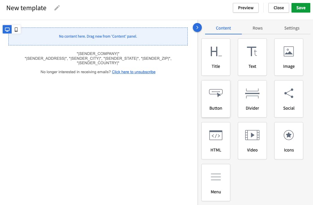 CRM and marketing automation Pipedrive drag-and-drop editor