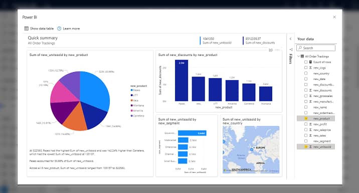 Client reporting Power BI editor