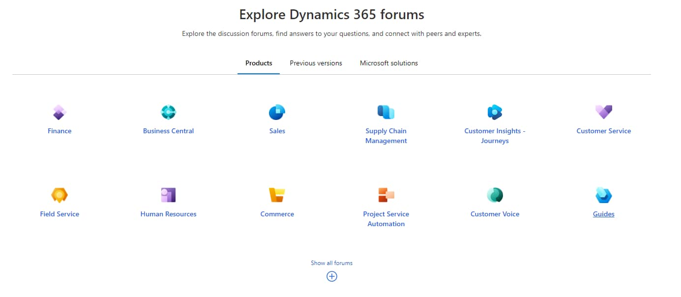 Microsoft Dynamics vs. Salesforce Dynamics 365 community forums