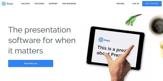 good call to action phrases, give prezi a try