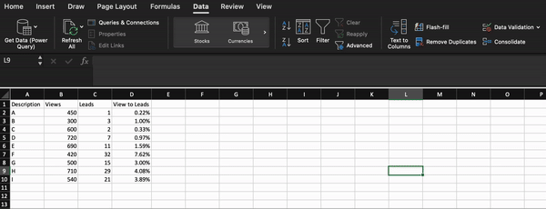 gif of excel sorting feature