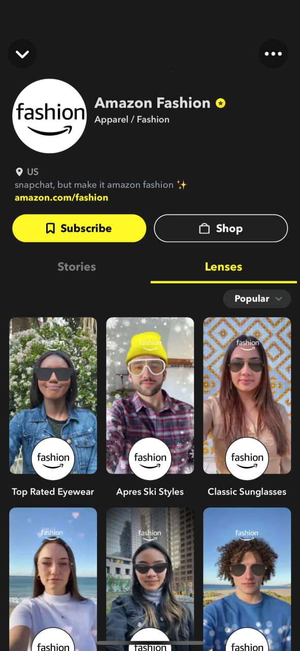 AI customer experience Snapchat AR