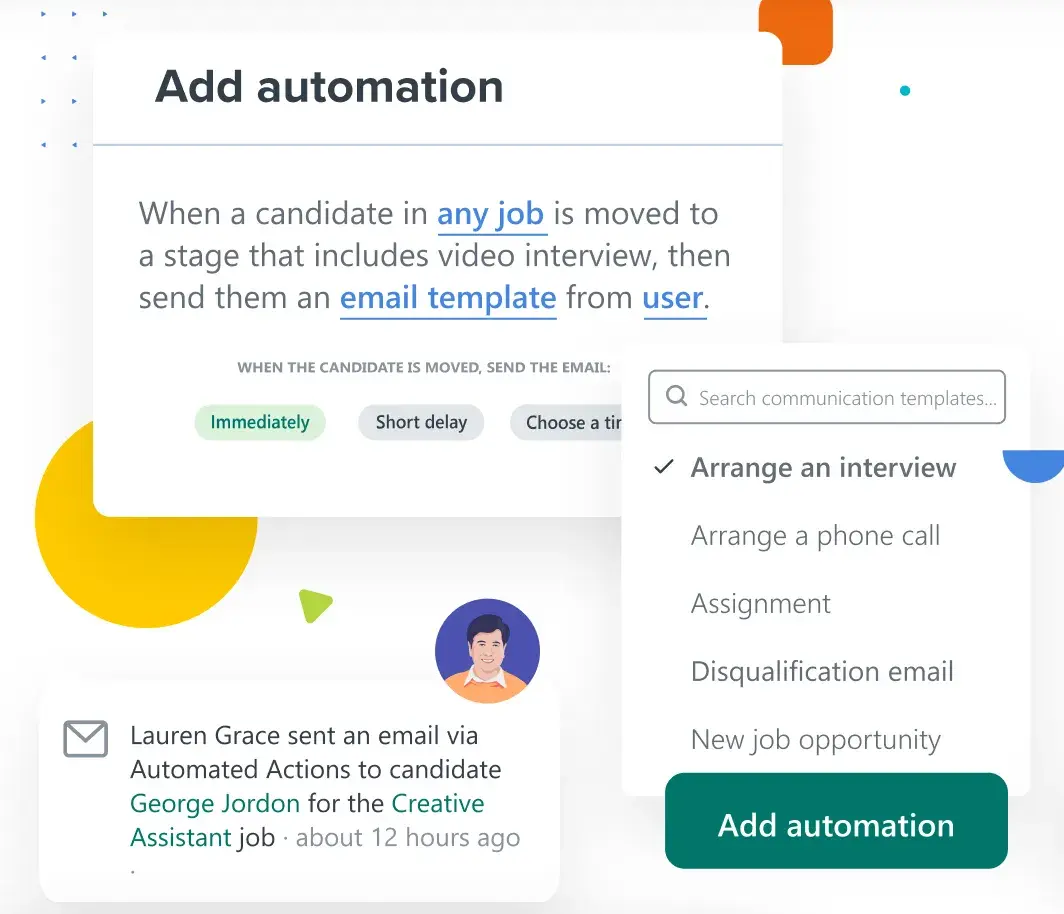 ai recruiting software, Workable’s automation capabilities 