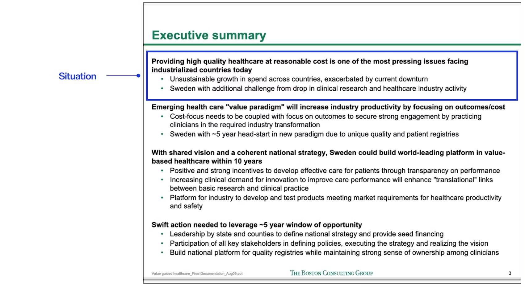 Boston Consulting Group market research report