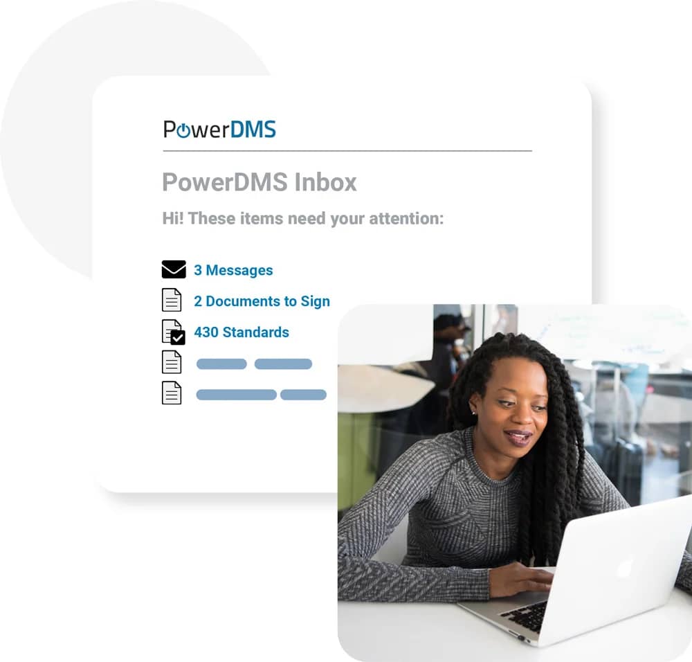 Compliance Management Power DMS snapshot