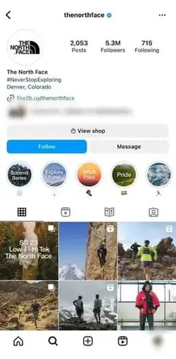 The North Face Instagram