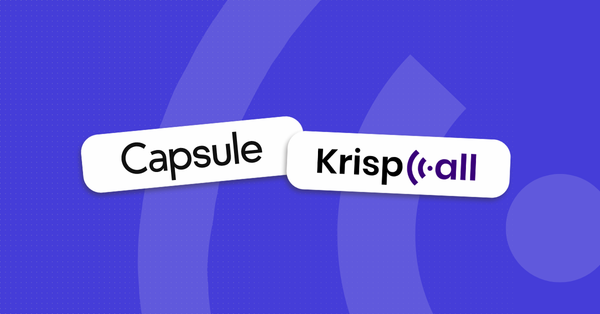 Introducing KrispCall: Advanced telephony for Capsule