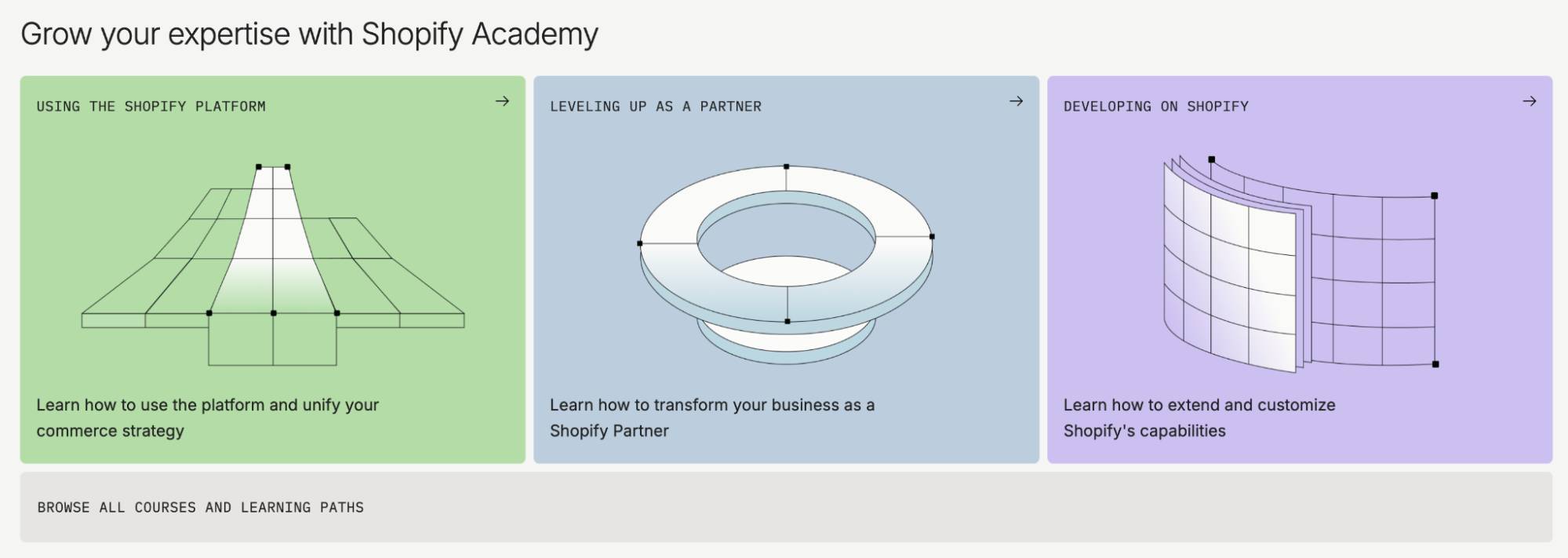 Company core values Shopify Academy