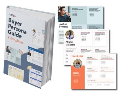 a buyer persona template for Content Marketing from HubSpot