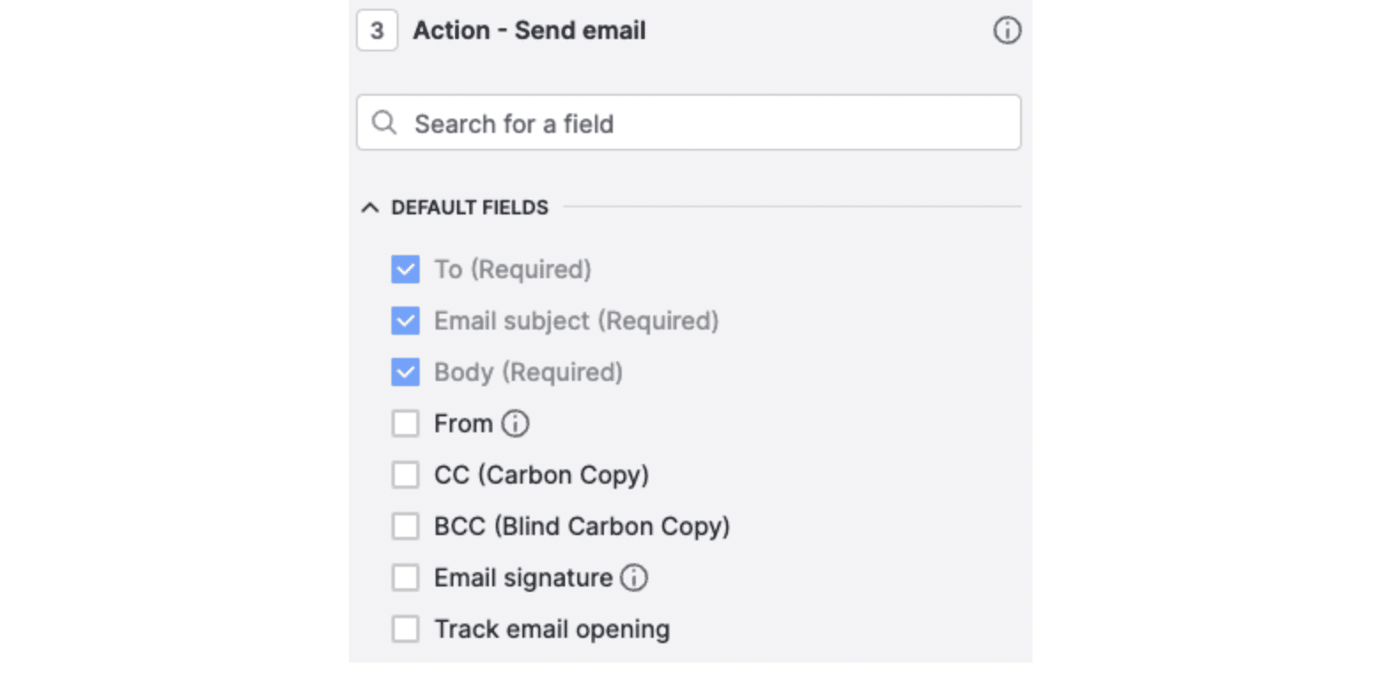 Follow-up email automation Pipedrive send email