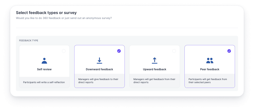 Onboarding process feedback