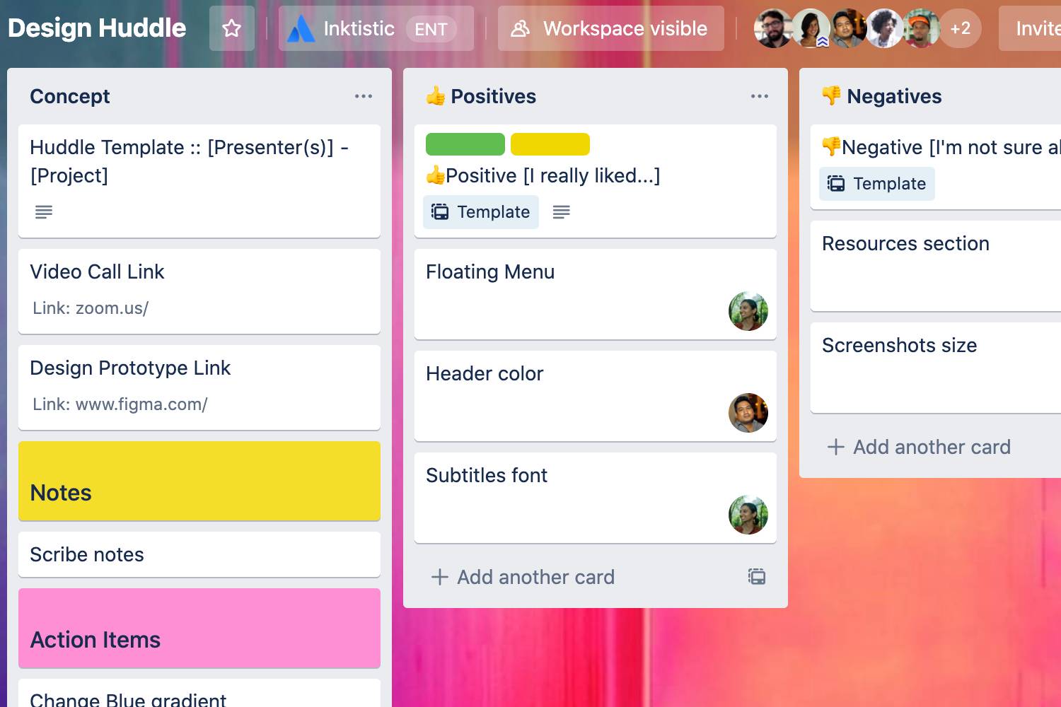 Creative management software Trello