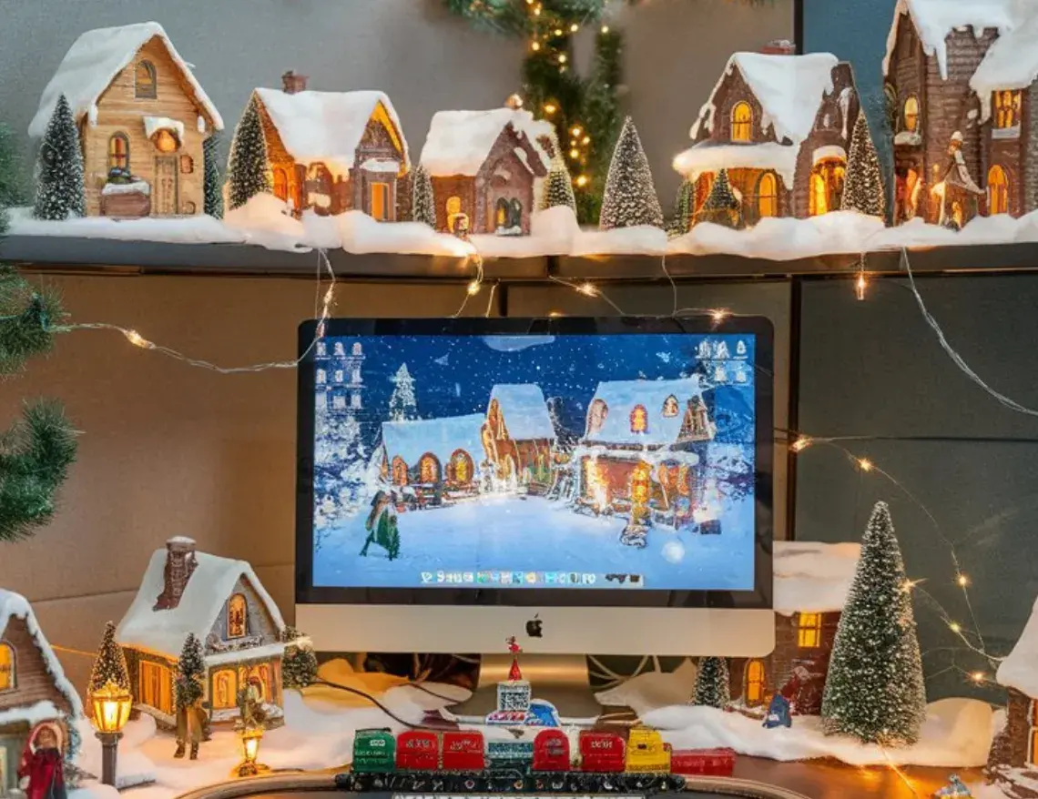 virtual holiday party ideas, home office holiday decorating contest