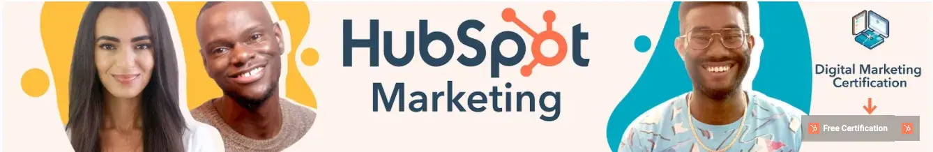 youtube banner idea from hubspot marketing