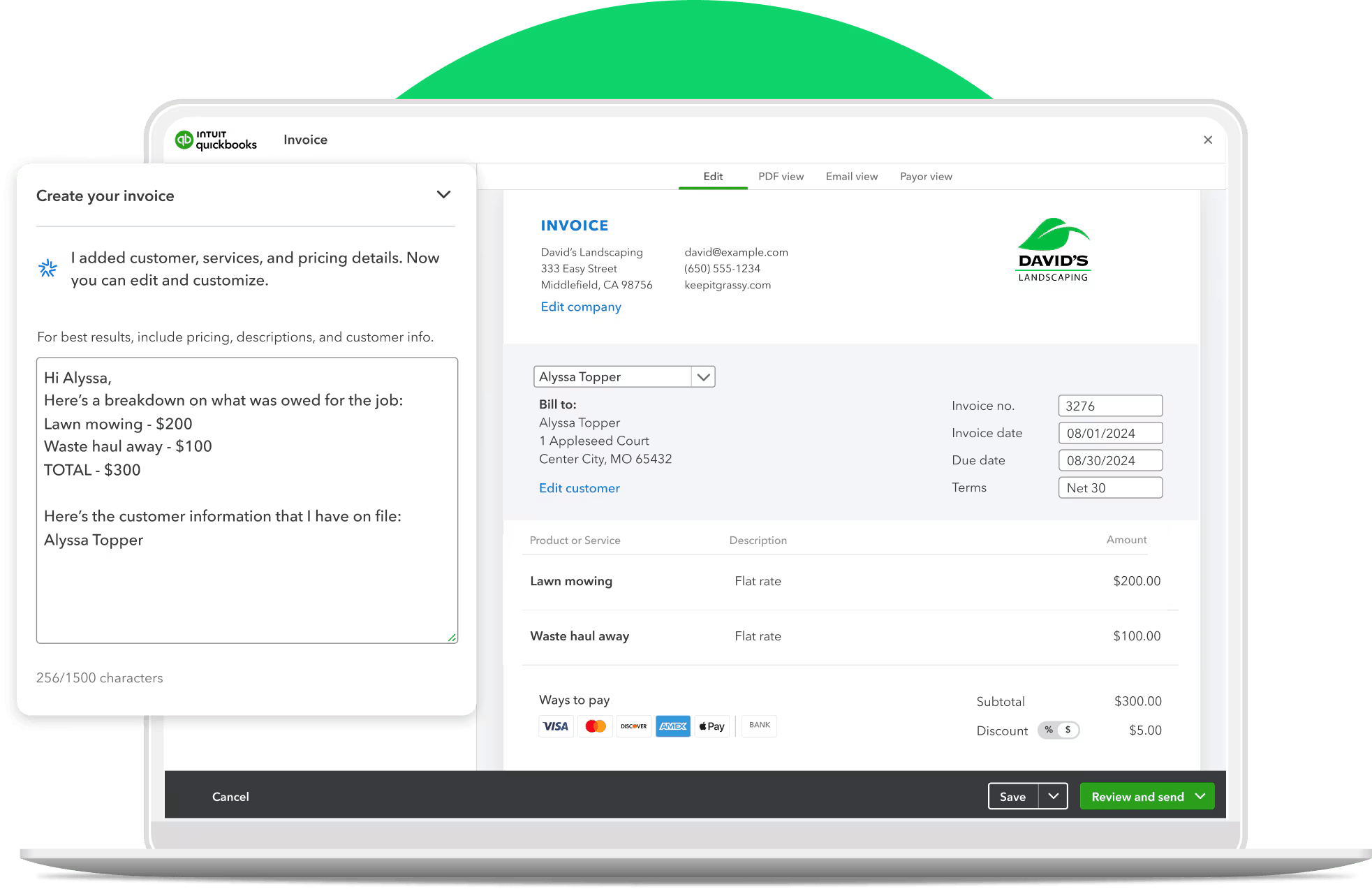 Attorney invoicing software Pipedrive Quickbooks