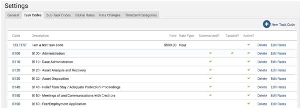 Attorney invoicing software TimeSolv LEDES invoice