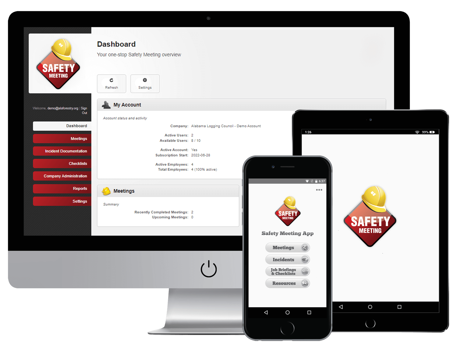 Construction management Safety Meeting App