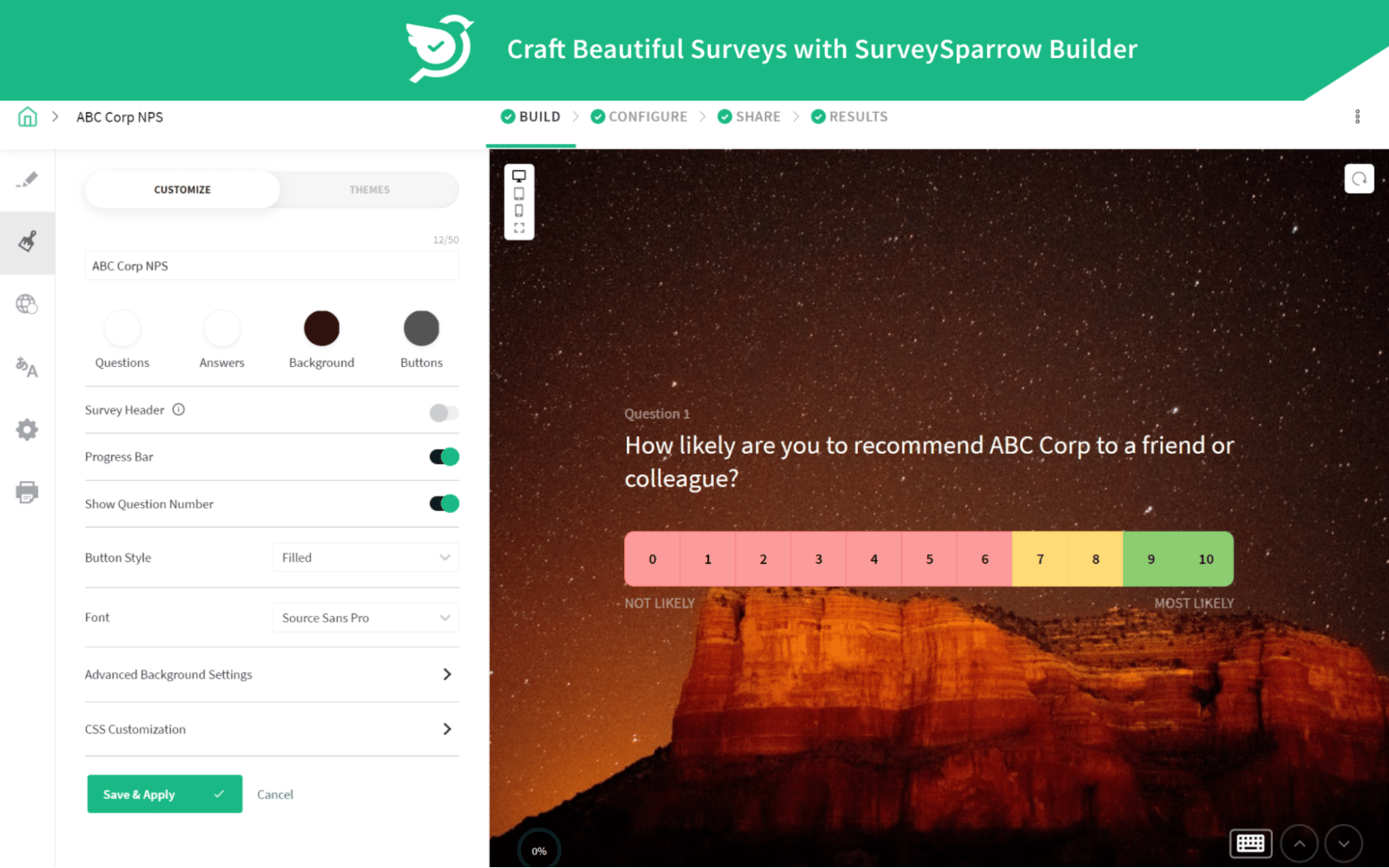 Marketing research SurveySparrow Pipedrive integration