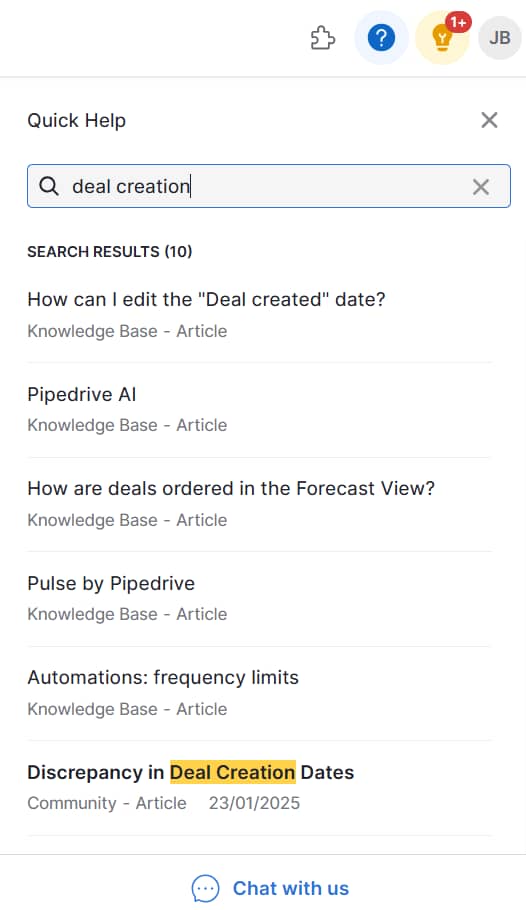 Pipedrive vs. Pipeline CRM Pipedrive tooltips