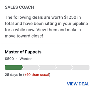 Sales consulting: Pipedrive’s AI Sales Assistant can offer you advice to improve your sales flow