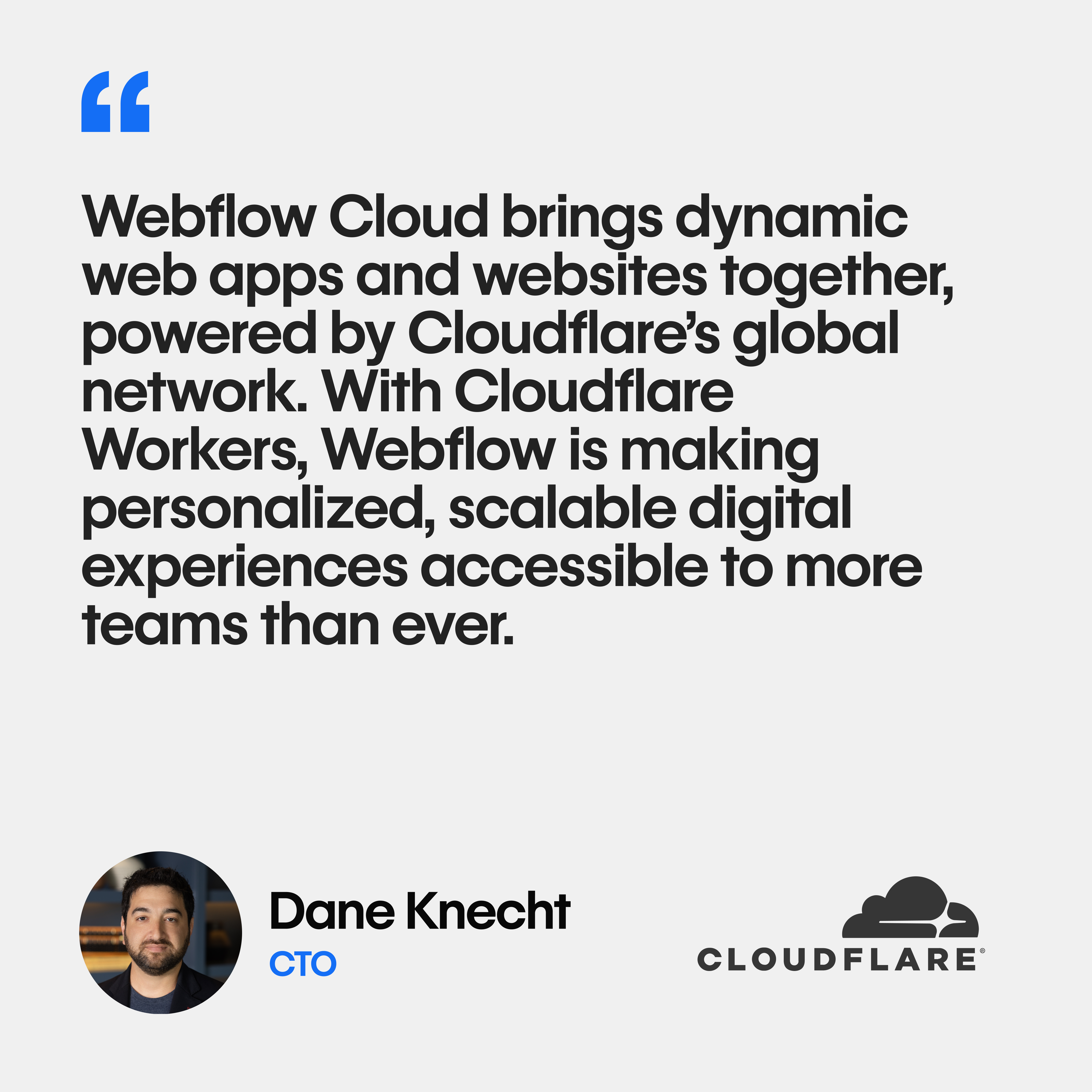 Quote from Dane Knecht: