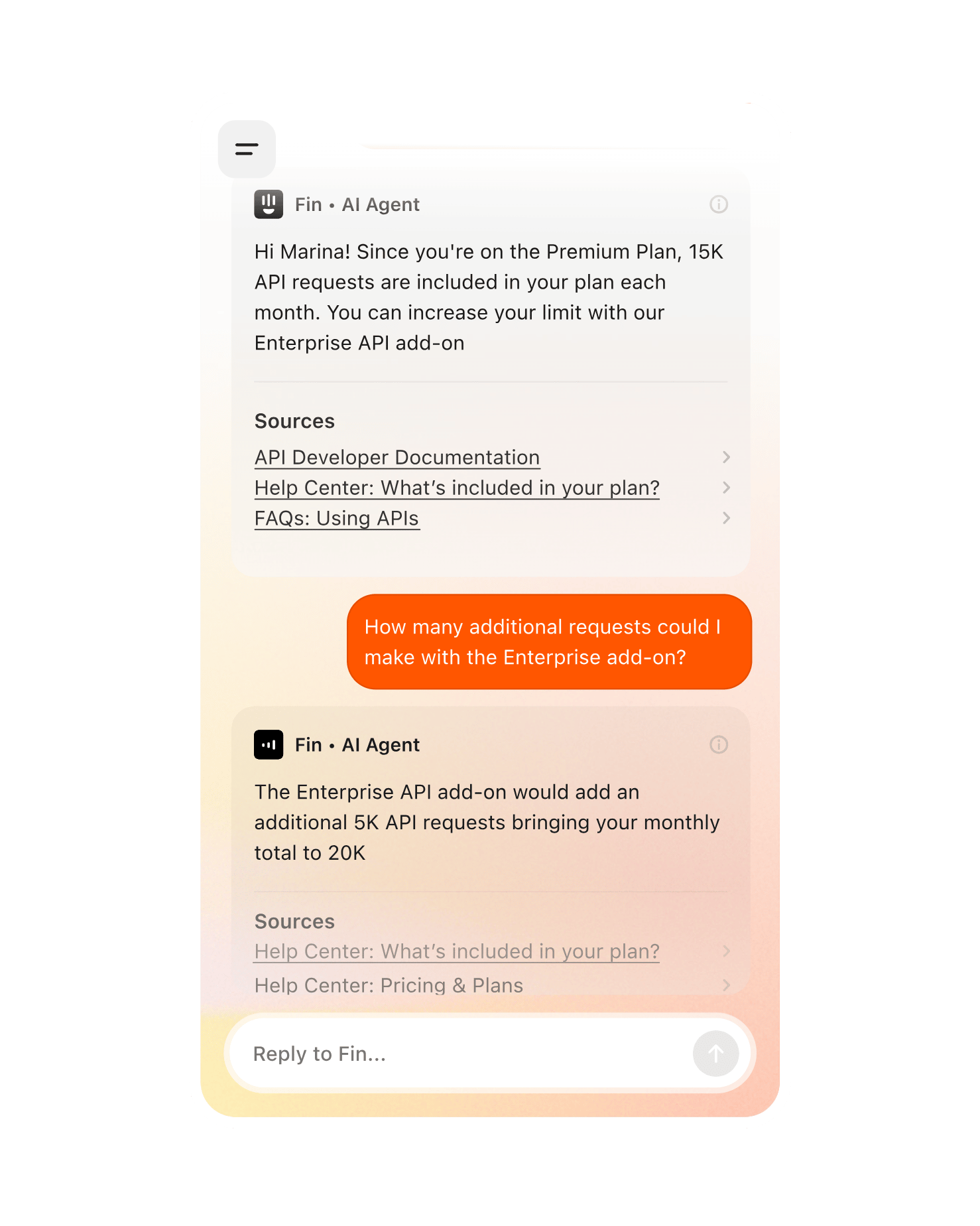 AI B2B tools Intercom Fin