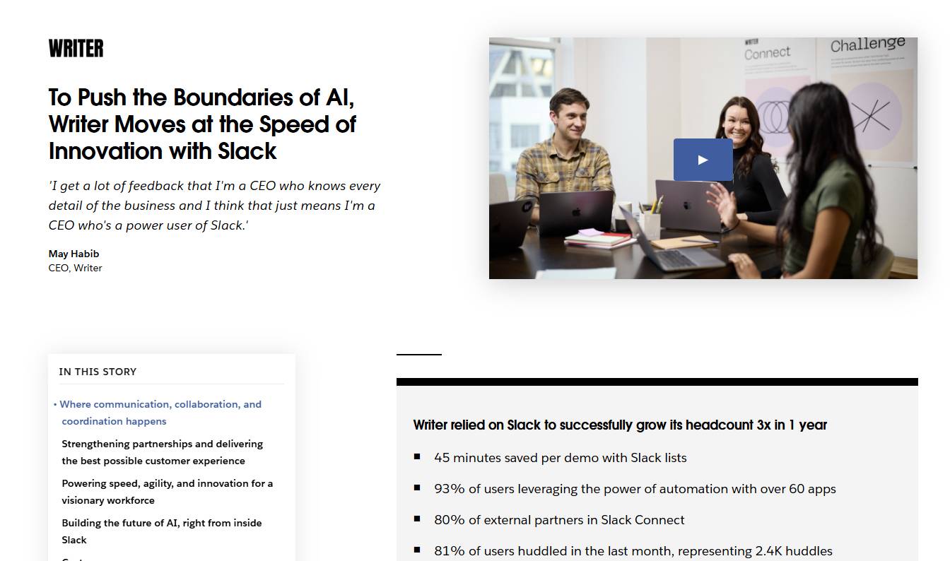 B2B content marketing Pipedrive case study example
