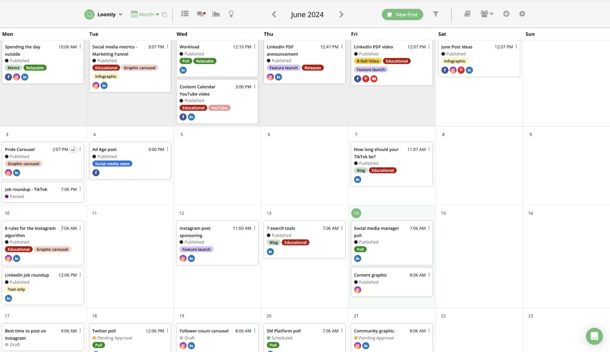 B2B content marketing Pipedrive content marketing calendar