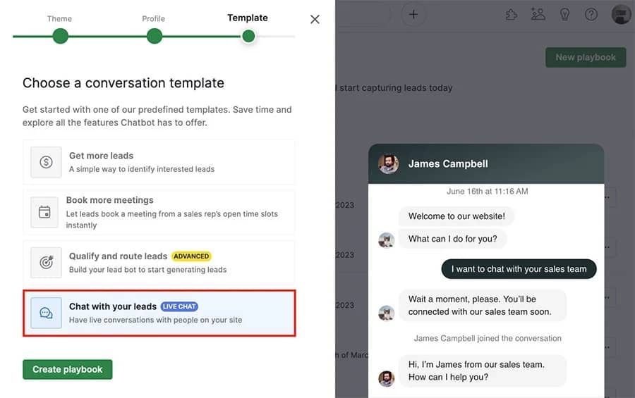CRM Process Pipedrive Live Chat