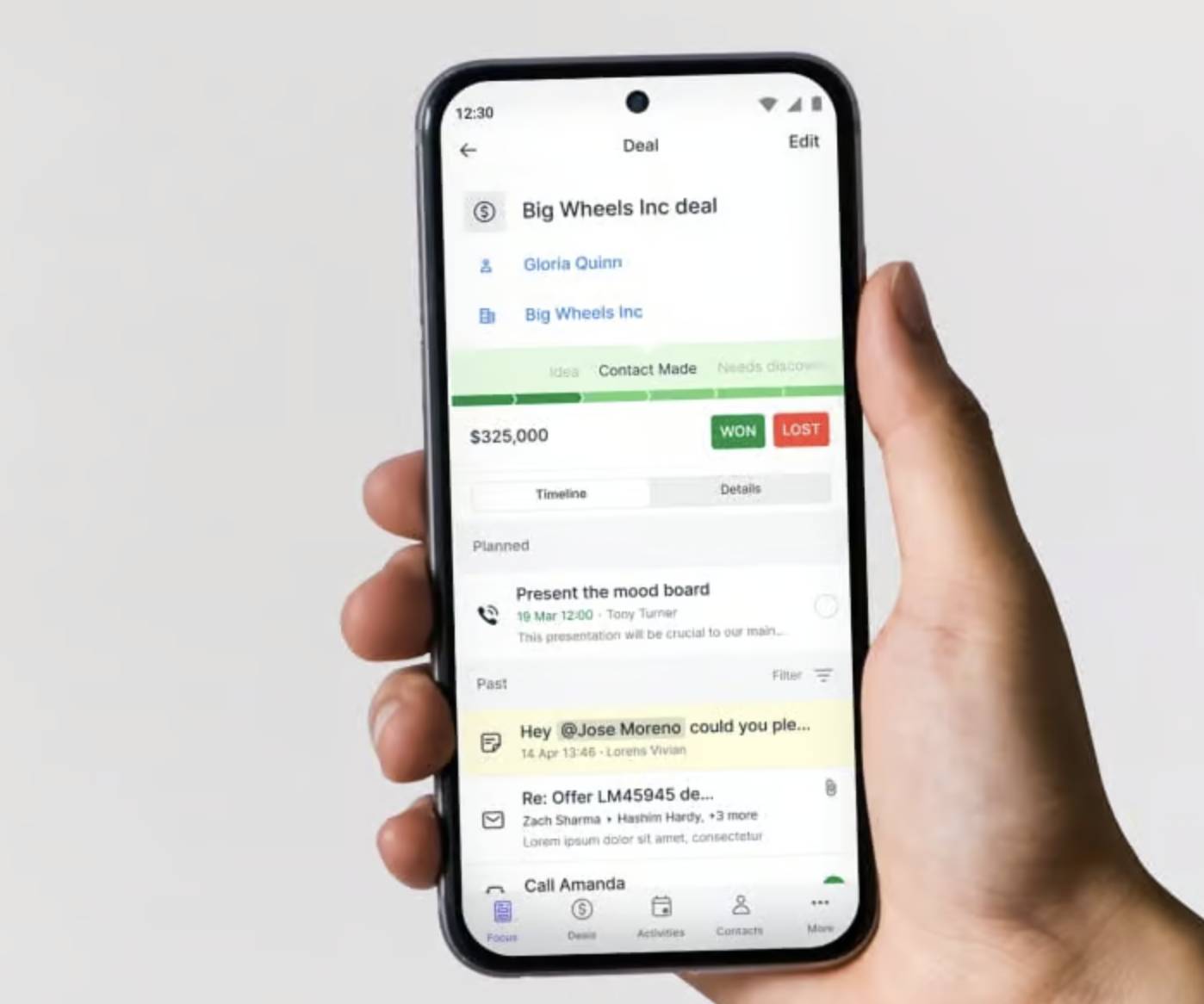 improve user experience Pipedrive Mobile