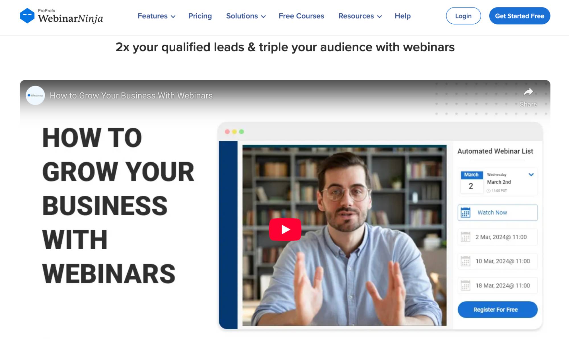 B2B Marketing webinars